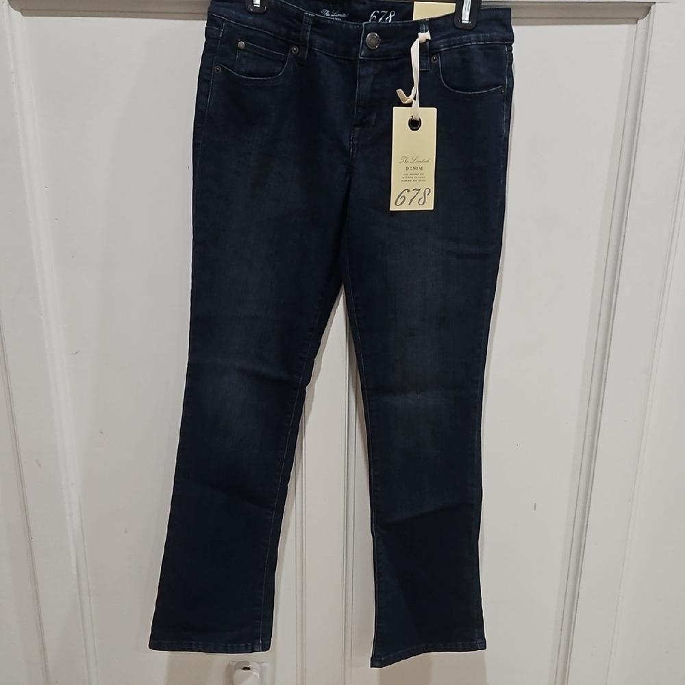 The Limited Bootcut Jeans, Dark Wash, Size 6 Petite, NWT